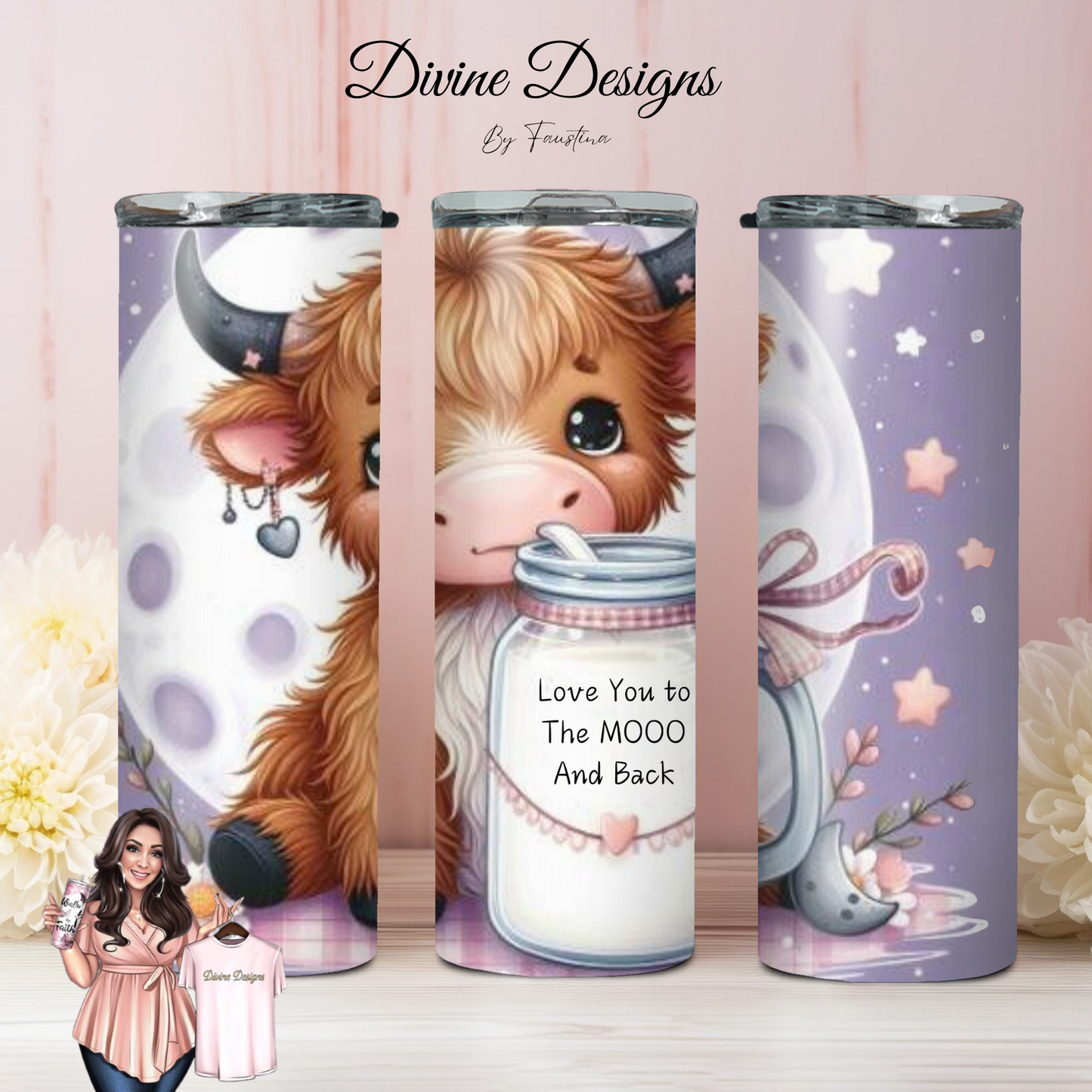 Highland Cow 20oz Tumbler