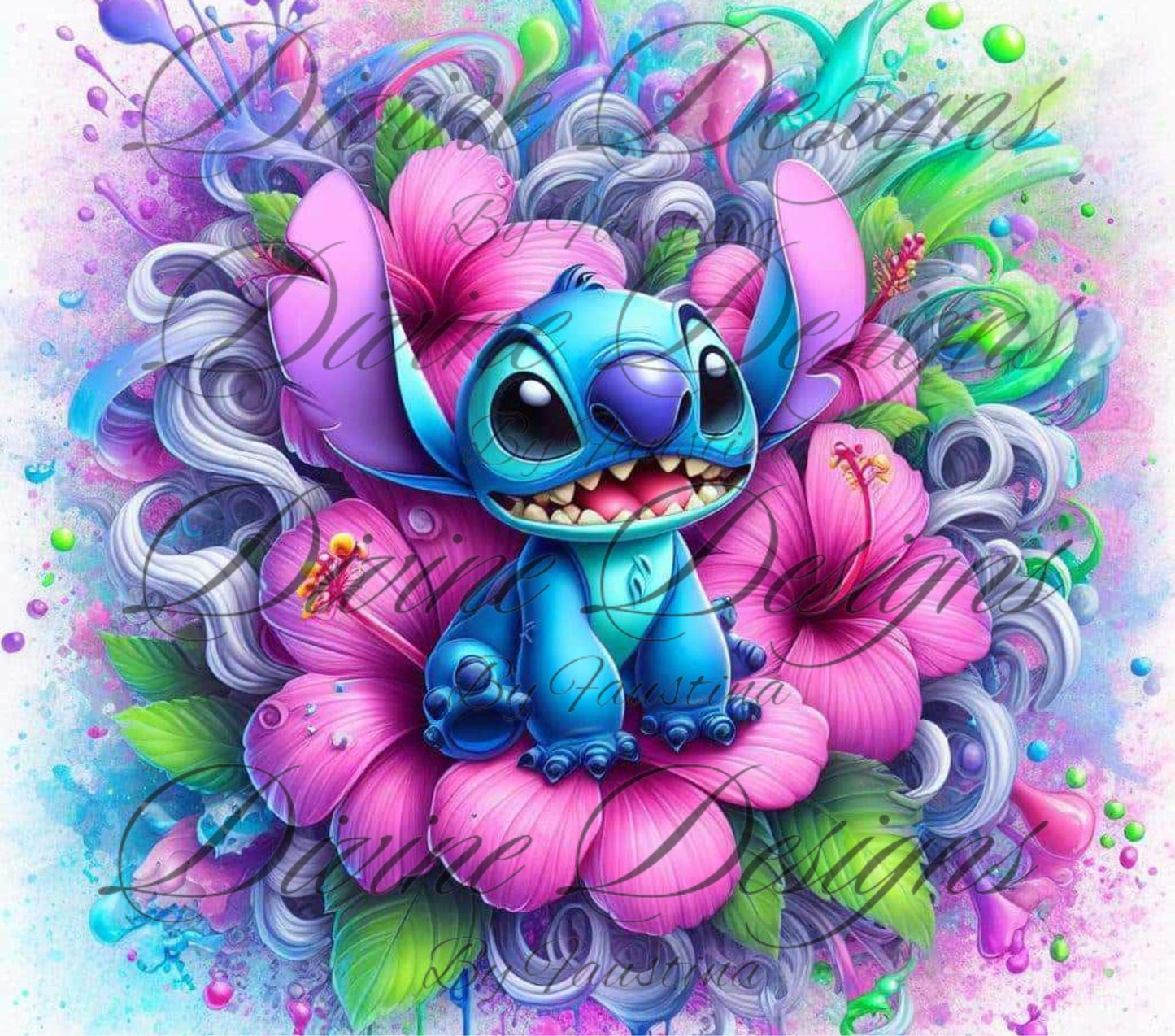 Stitch cartoon character 20 oz Skinny Tumbler