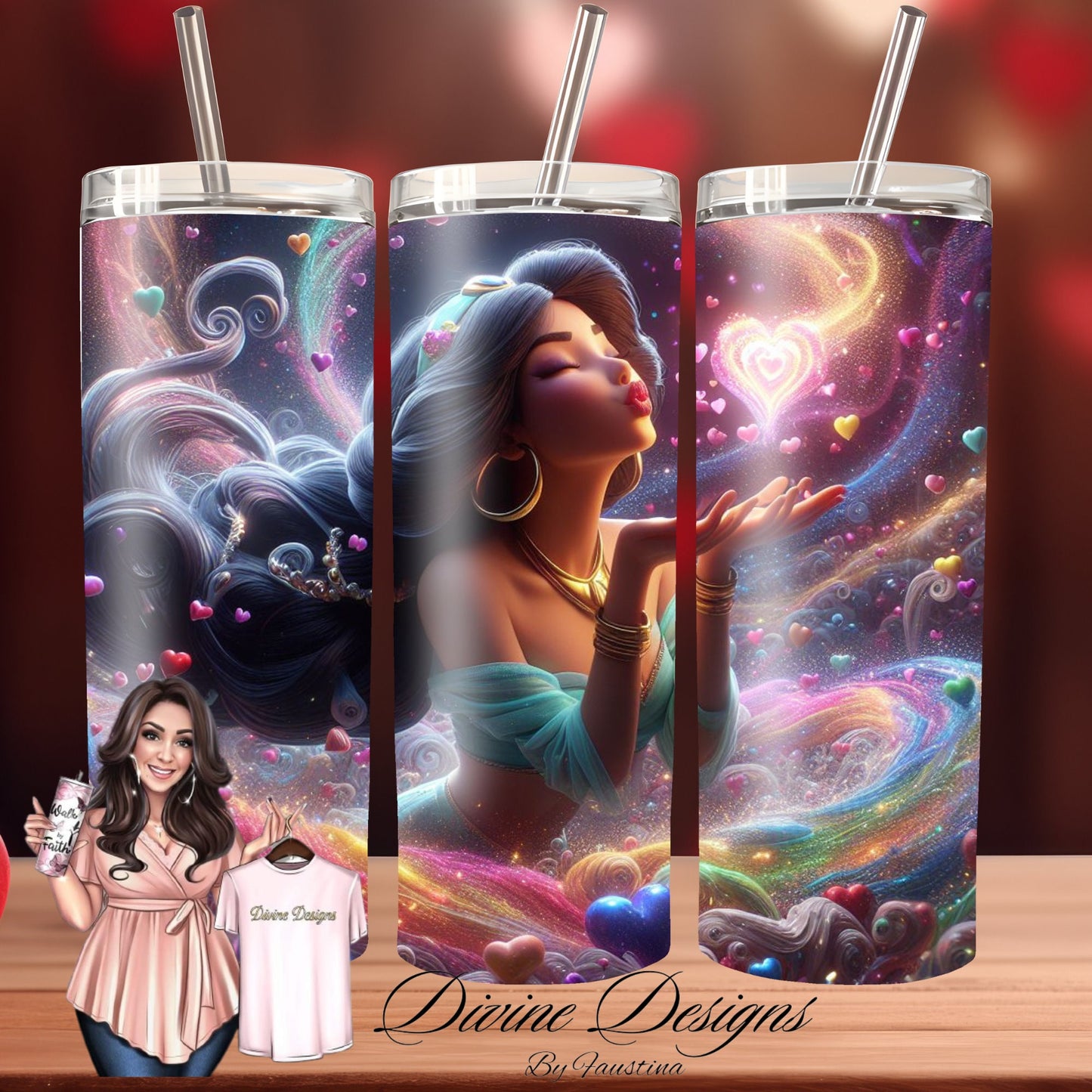 Princess 20 oz tumbler