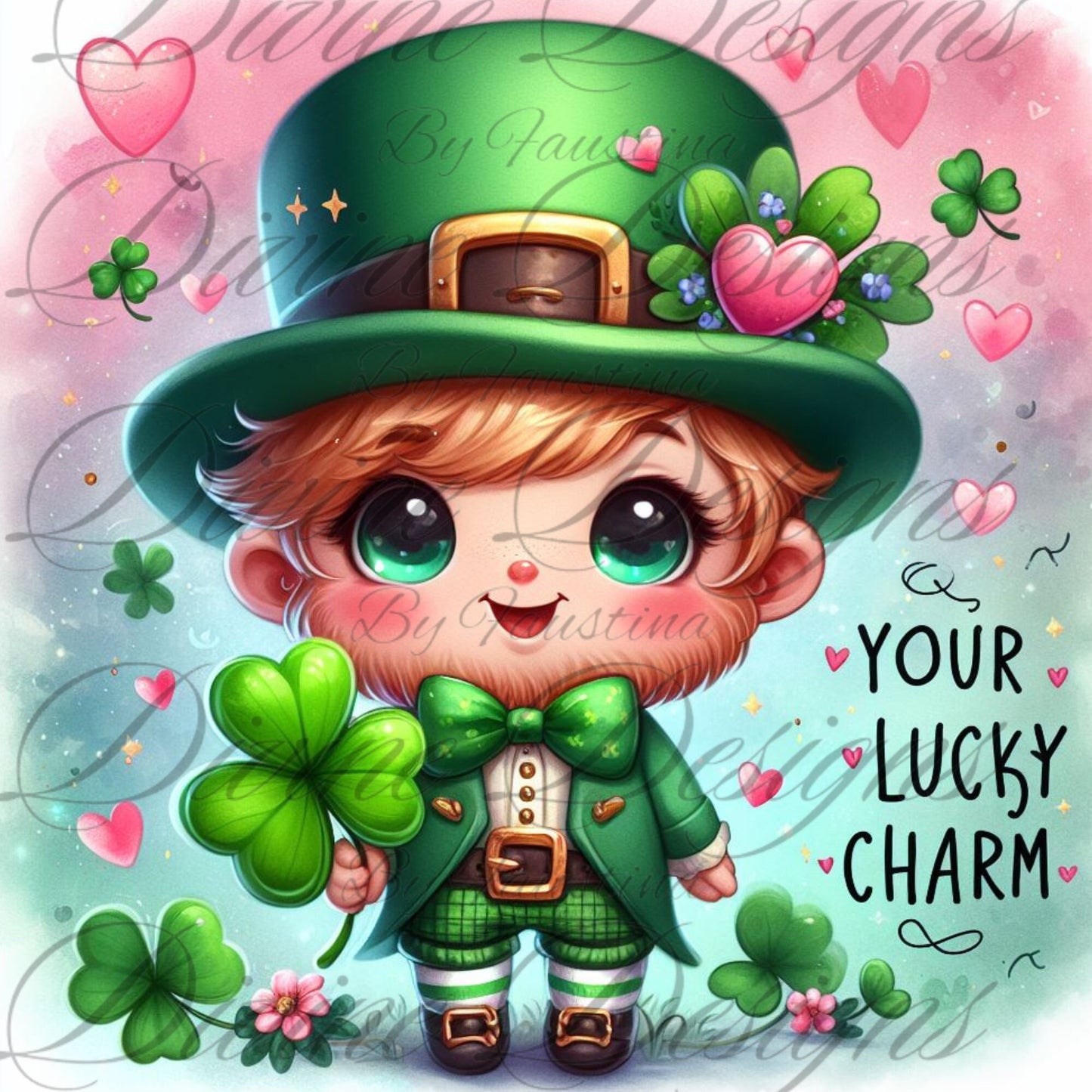 Leprechaun Saint Patricks Day 20 oz Skinny Tumbler