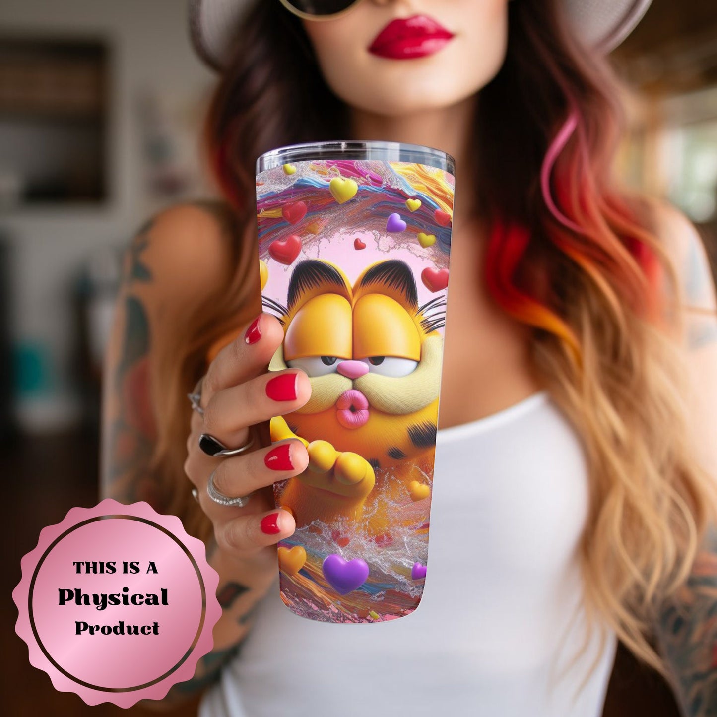 Garfield 20oz Skinny Tumbler