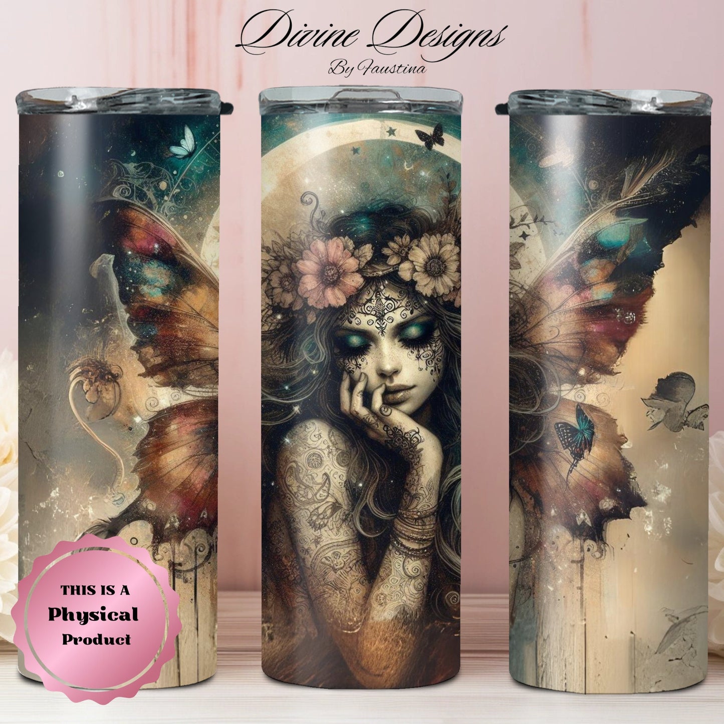 Fairy celestial Vintage 20oz Tumbler