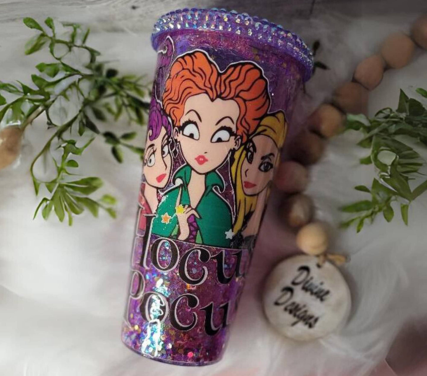 Hocus Pocus Snow Globe Acrylic Tumbler 24oz