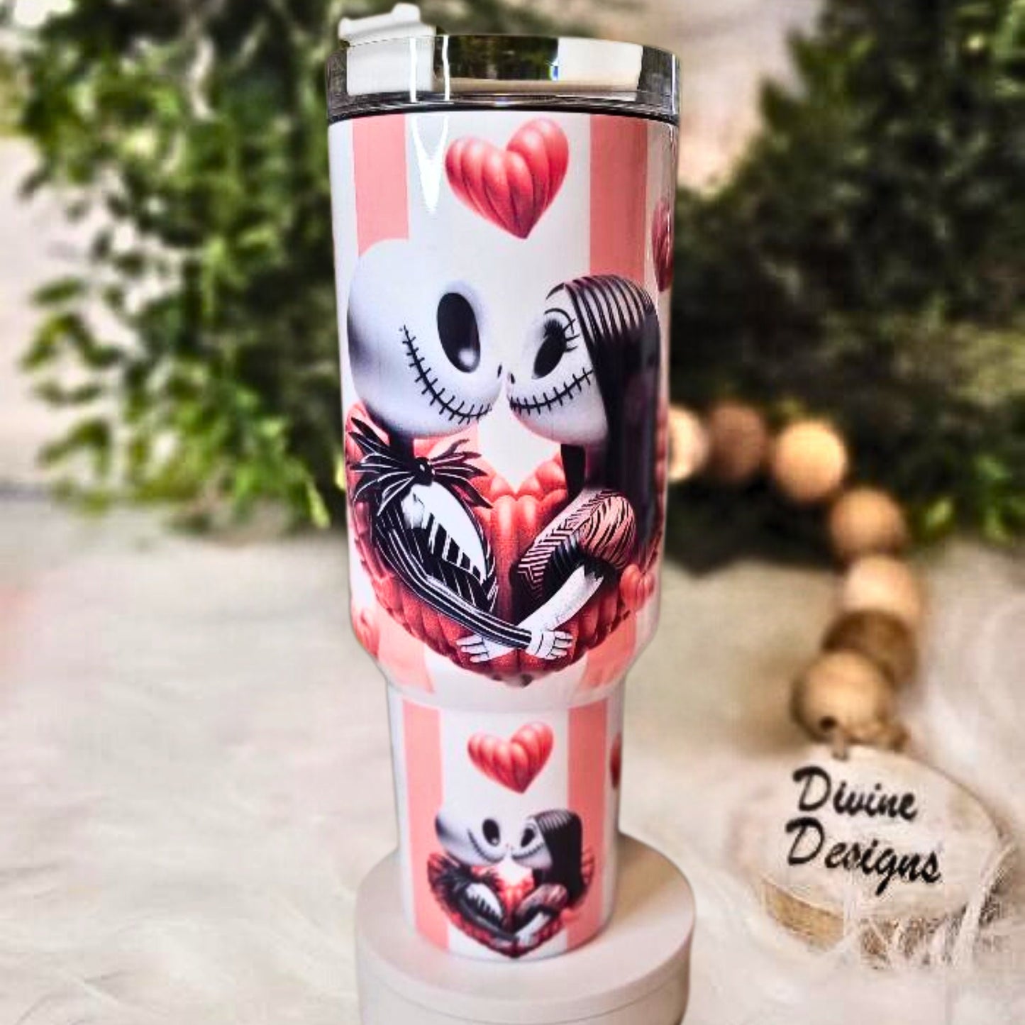 Jack N Sally Character 40 oz Tumbler