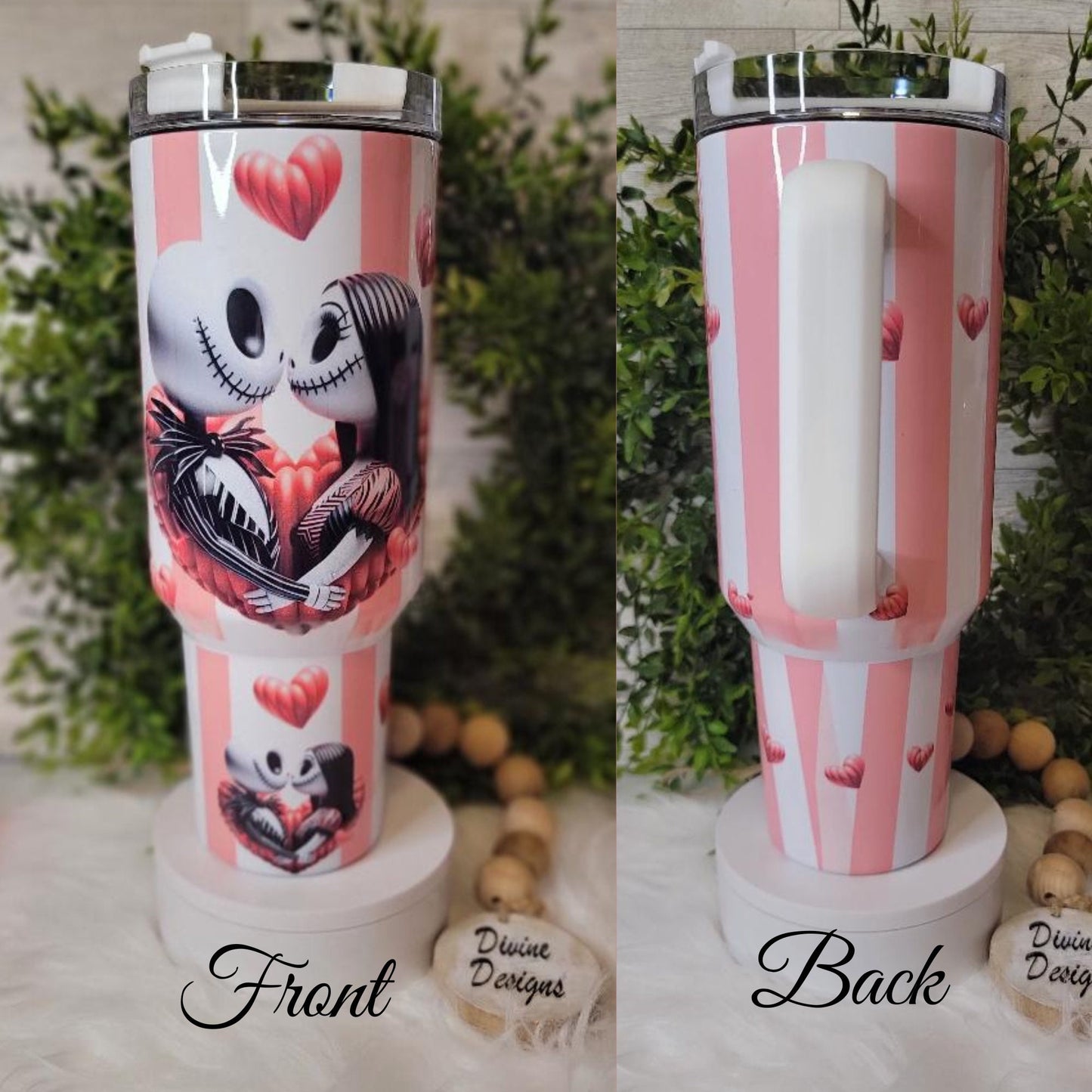 Jack N Sally Character 40 oz Tumbler