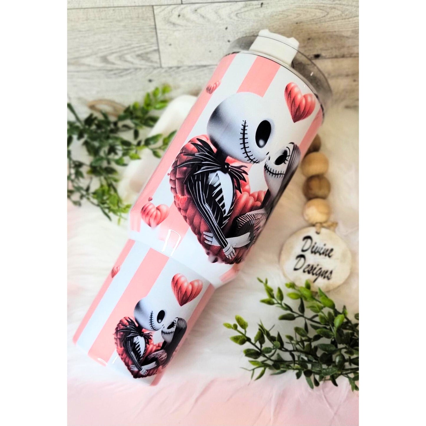 Jack N Sally Character 40 oz Tumbler