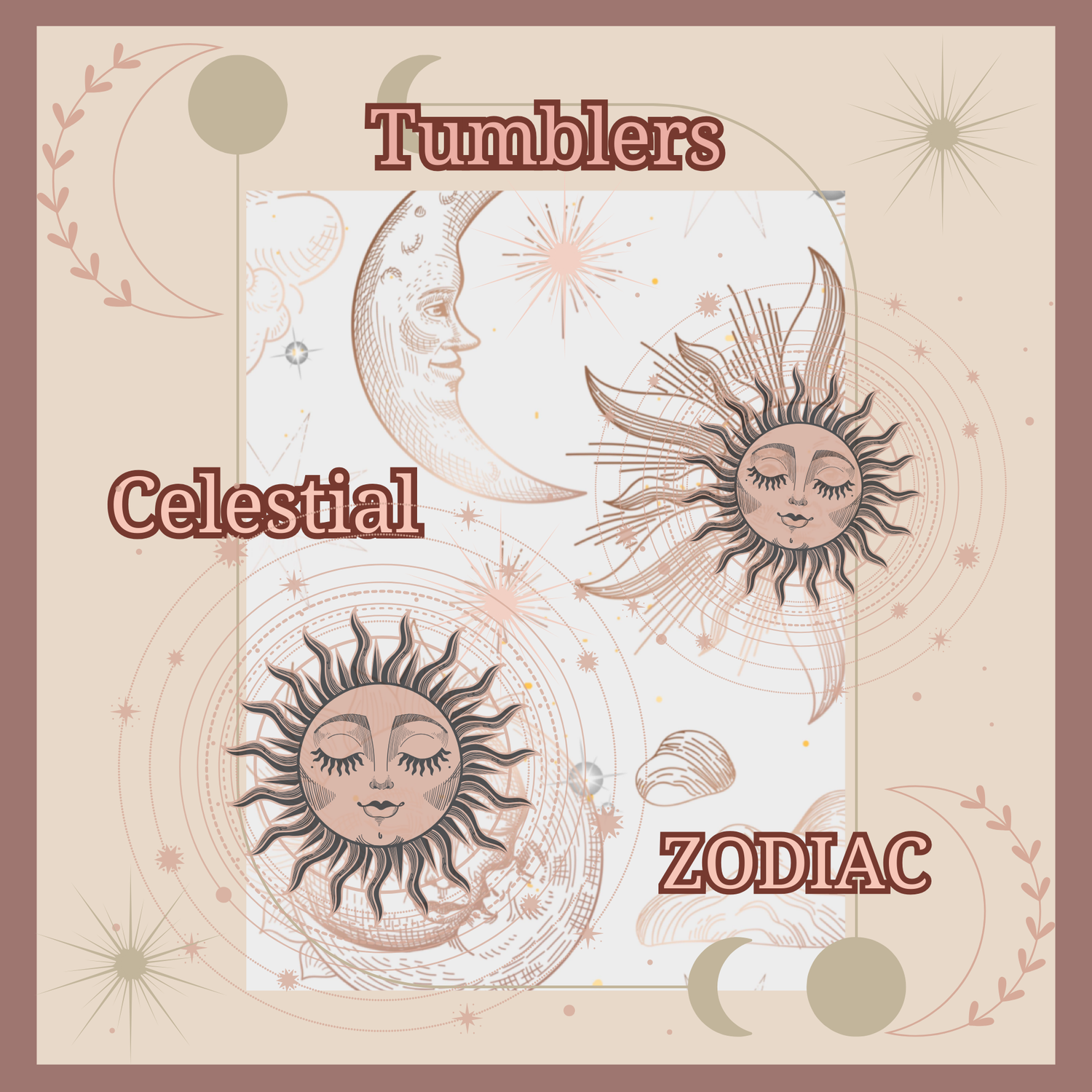 CELESTIAL / ZODIAC TUMBLERS