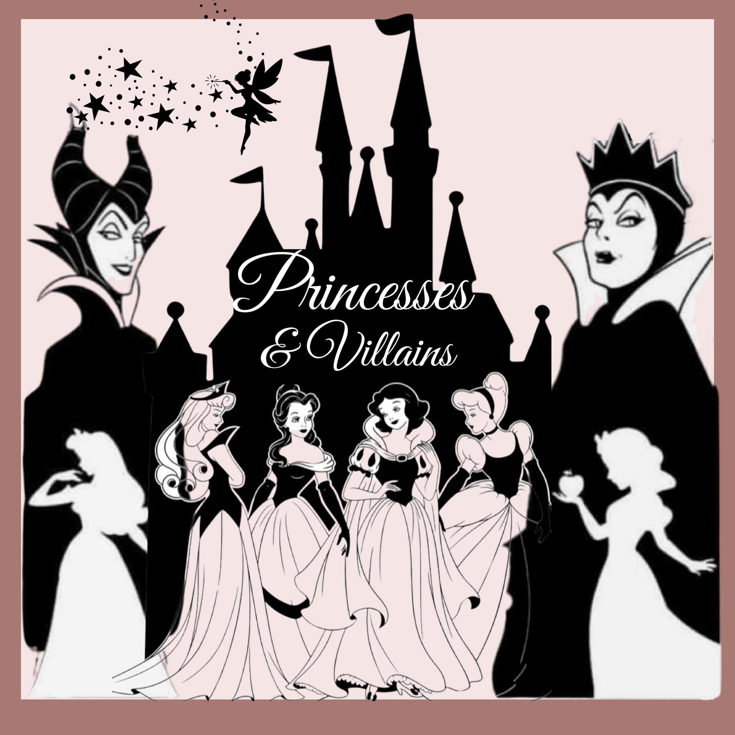 PRINCESS AND VILLAINS TUMBLERS