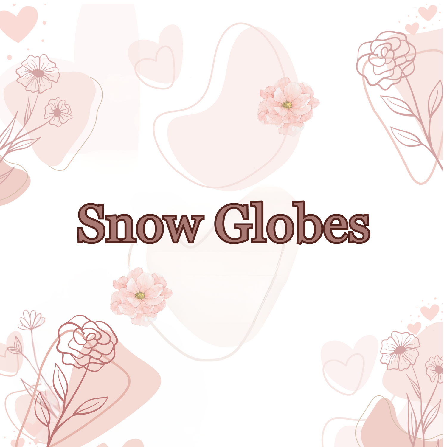 SNOW GLOBES / RHINESTONE TUMBLERS