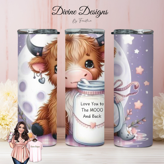 Highland Cow 20oz Tumbler