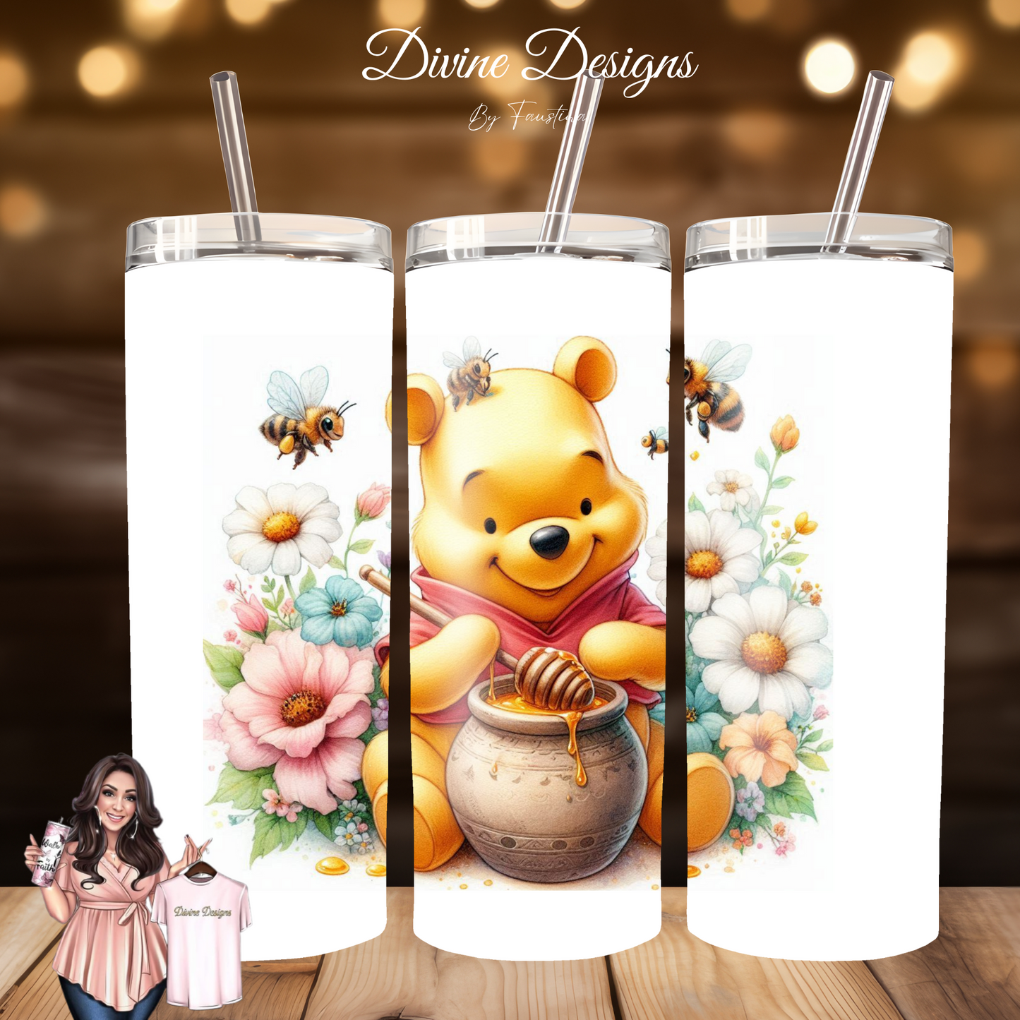Pooh Bear 20oz Tumbler
