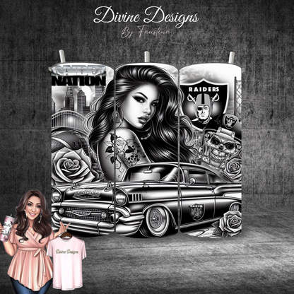 Raiders Lowrider 20oz Tumbler