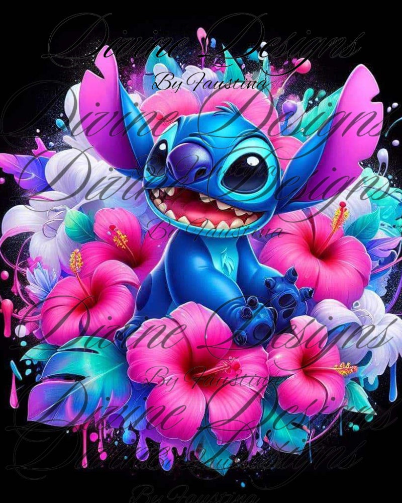 Stitch Cartoon Tumbler wrap 20 oz Skinny Tumbler
