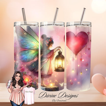 Fairy Tumbler ,20 oz Skinny Tumbler