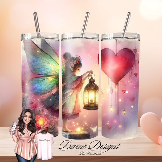 Fairy Tumbler ,20 oz Skinny Tumbler