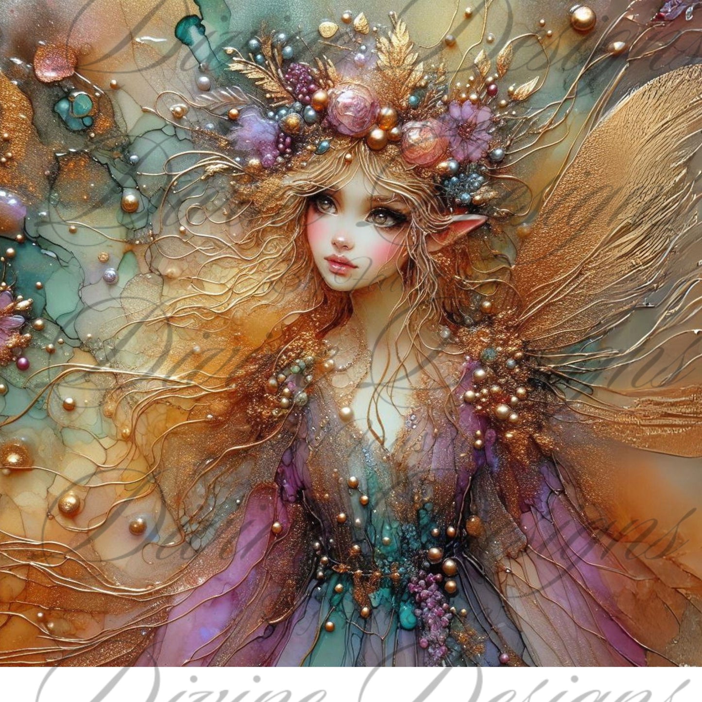 Fairy Tumbler Wrap 20 oz Skinny Tumbler