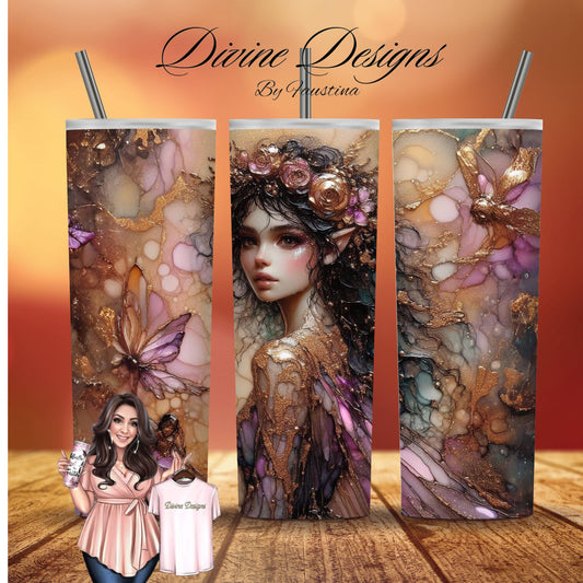 Woodland Fairy 20 oz Skinny Tumbler