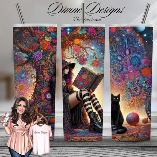 Celestial Art 20 oz Skinny Tumbler