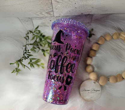 Hocus Pocus Snow Globe Acrylic Tumbler 24oz