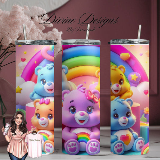 Care Bear  20 oz Skinny Tumbler