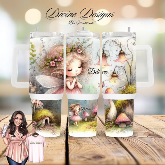 Fairy 40oz Tumbler wrap