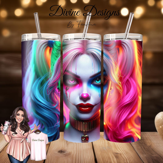 Harley Quinn 20 oz Skinny Tumbler