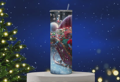 Santa's Sleigh 20oz Tumbler