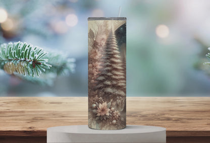 Christmas  Nativity pink 20oz tumbler wrap