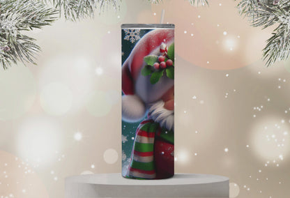 Santa and Reindeer 20oz Tumbler