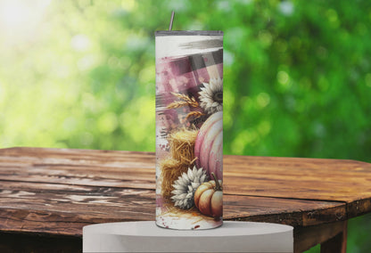 Farmhouse Fall Pumpkin Tumbler 20oz