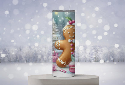 Christmas Gingerbread Man Tumbler 20oz