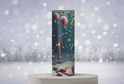 Gingerbread Couple 20oz Tumbler