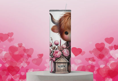 Highland Cows Valentines Day 20oz Tumbler