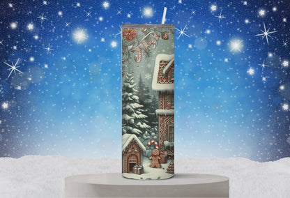 Gingerbread House  200z Tumbler wrap
