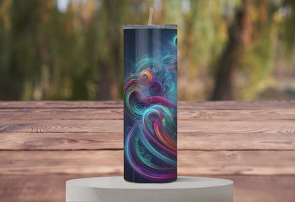 Wizard Tumbler 20oz with lid and straw