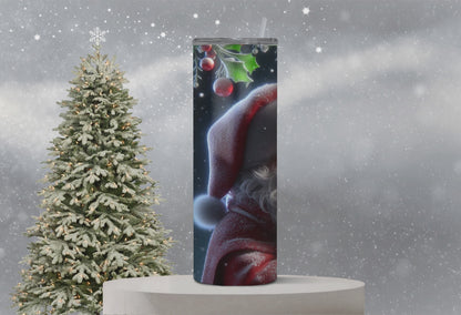 Santa and Rudolf 20oz tumbler Wrap